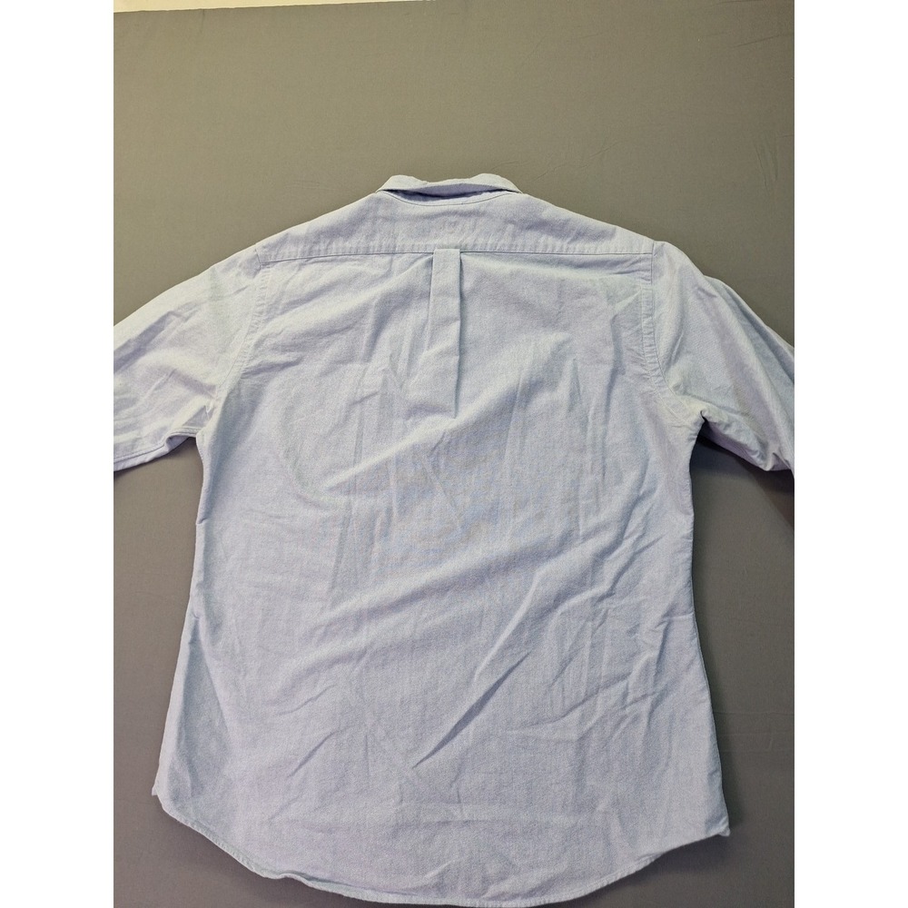 Polo Ralph Lauren Mens Slim Fit XL Blue Chambray Flesh Pony Preppy Golf Office - Picture 10 of 12